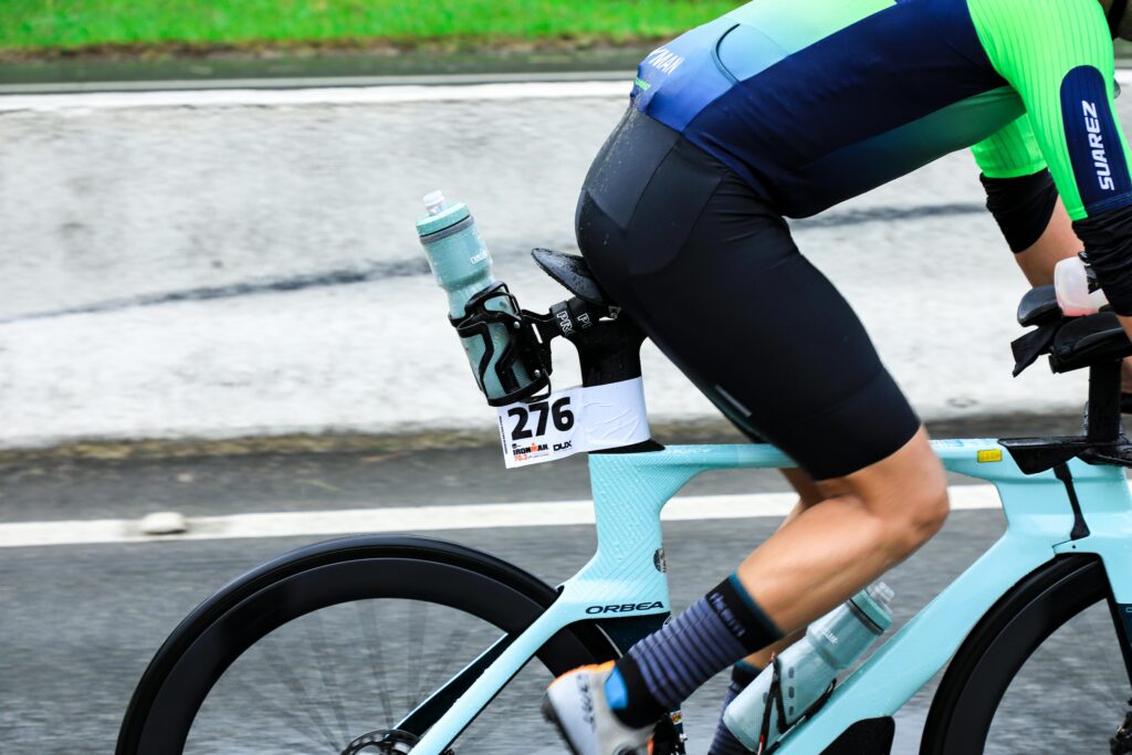 going for a cycle with energy gels and hydration timing
